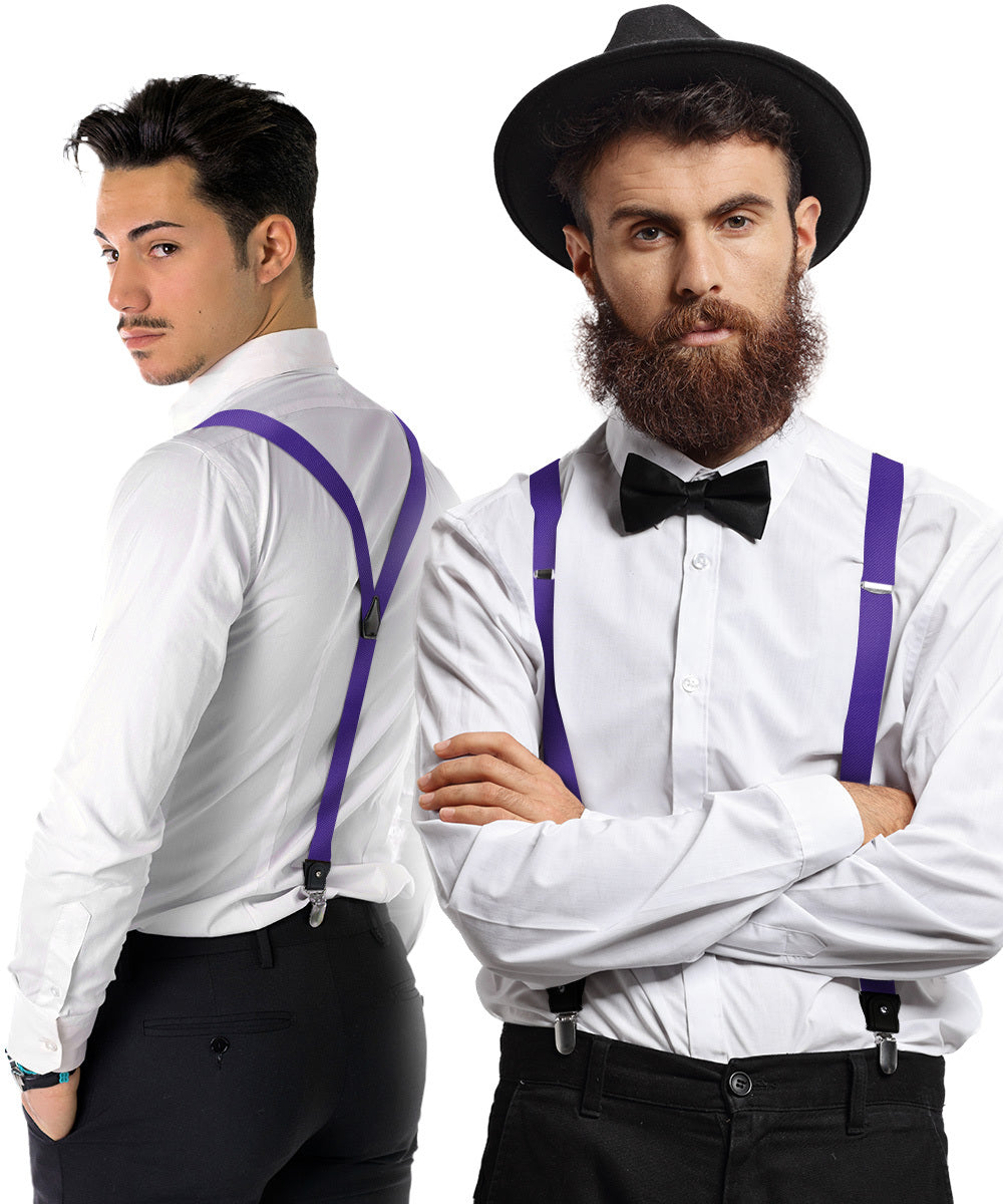 Vittorio Farina Men's Convertible Suspender in Gift Box: 70% Polyester &amp; 30% Elastomer