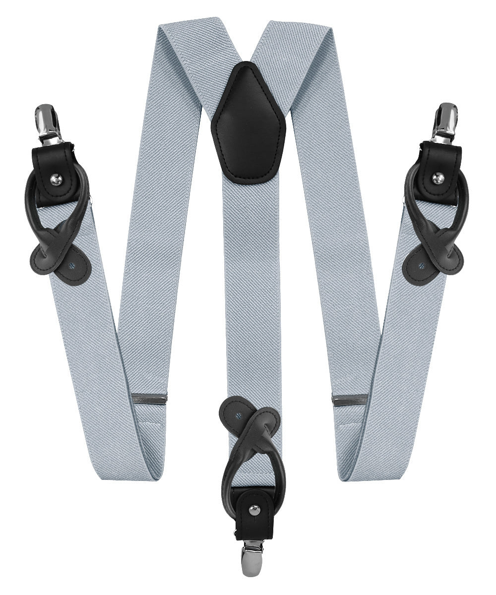 Vittorio Farina Men's Convertible Suspender in Gift Box: 70% Polyester &amp; 30% Elastomer