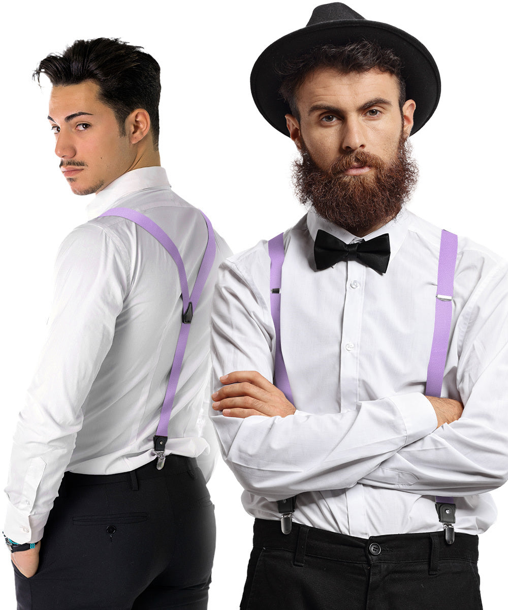 Vittorio Farina Men's Convertible Suspender in Gift Box: 70% Polyester &amp; 30% Elastomer