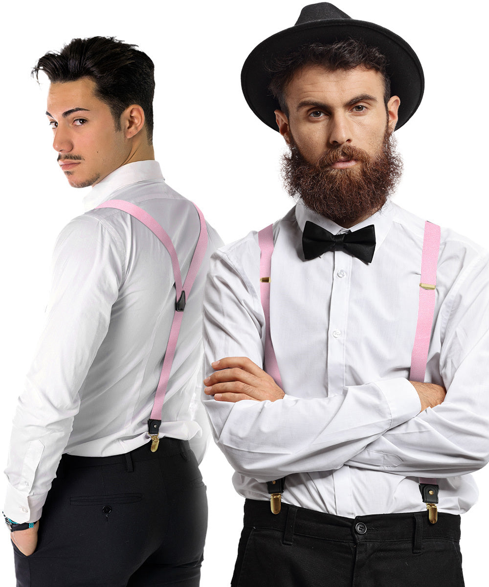 Vittorio Farina Men's Convertible Suspender in Gift Box: 70% Polyester &amp; 30% Elastomer