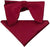 Vittorio Farina Men's Satin Teardrop Bow Tie & Pocket Square in Gift Box