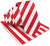 Vittorio Farina Men's Striped Satin Necktie & Pocket Square
