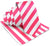 Vittorio Farina Men's Striped Satin Necktie & Pocket Square