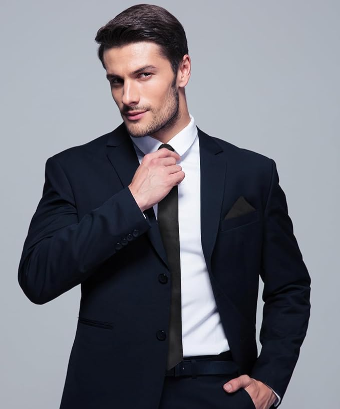 Vittorio Farina Men's Woven Paisley Necktie &amp; Pocket Square