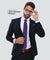 Vittorio Farina Men's Polka Dot Satin Necktie & Pocket Square