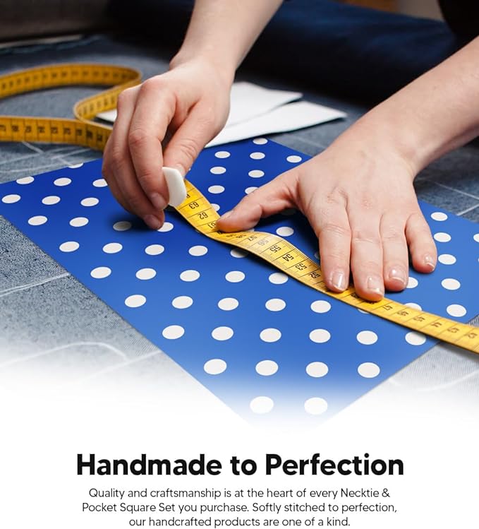 Vittorio Farina Men's Polka Dot Satin Necktie &amp; Pocket Square