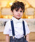 Vittorio Farina Boy's Pretied Solid Silky Satin Bow Tie