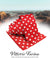 Vittorio Farina Men's Polka Dot Satin Necktie & Pocket Square