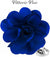 Vittorio Vico Unisex Satin Solid Flower Lapel Pin
