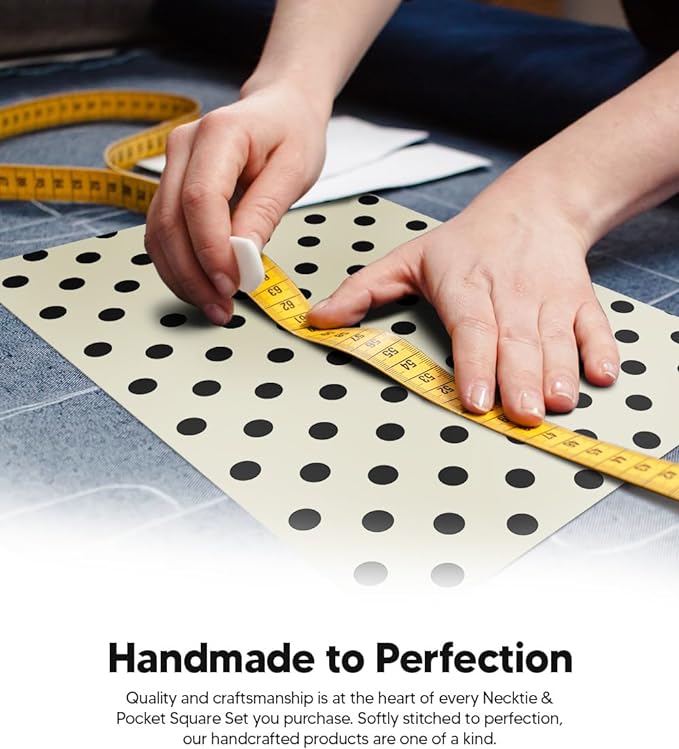 Vittorio Farina Men's Polka Dot Satin Necktie &amp; Pocket Square