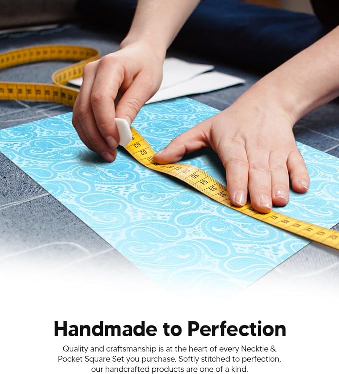 Vittorio Farina Men's Woven Paisley Necktie &amp; Pocket Square