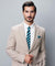Vittorio Farina Men's Striped Satin Necktie & Pocket Square