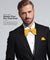 Vittorio Farina Men's Satin Teardrop Bow Tie & Pocket Square in Gift Box