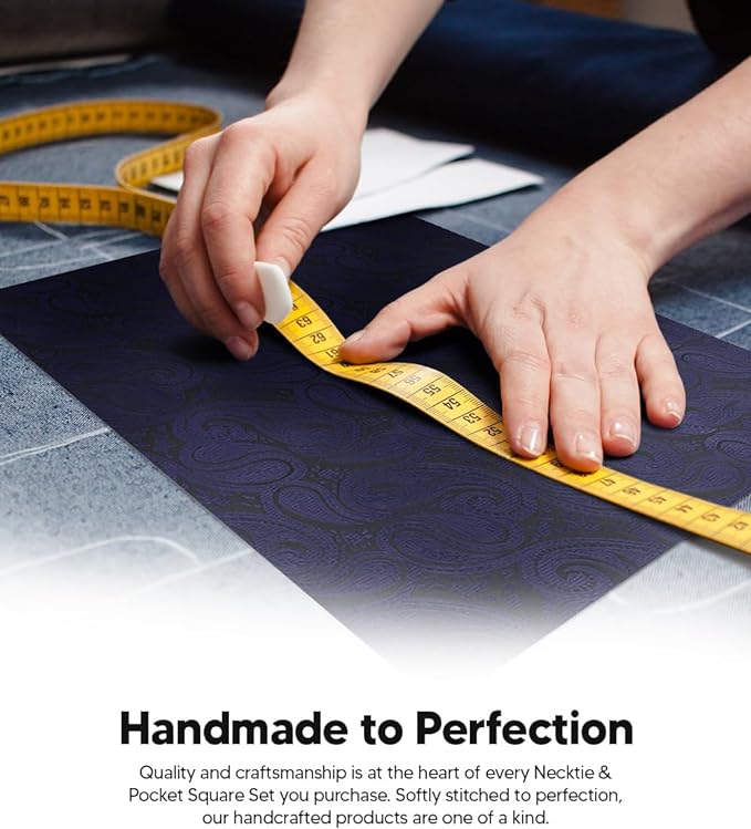 Vittorio Farina Men's Woven Paisley Necktie &amp; Pocket Square