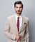 Vittorio Farina Men's Striped Satin Necktie & Pocket Square