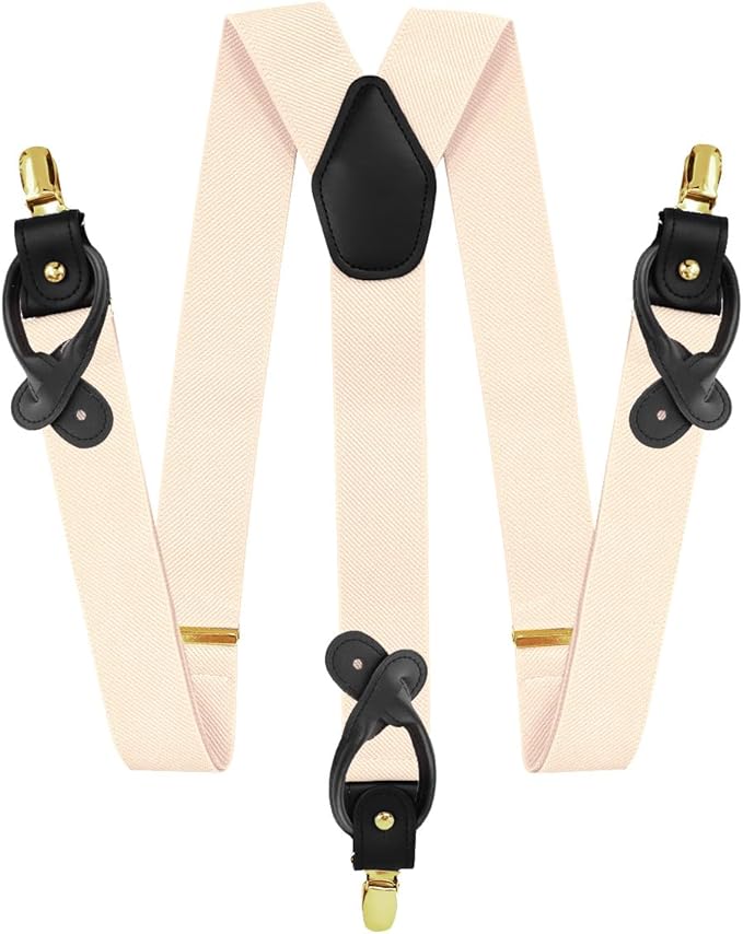 Vittorio Farina Men's Convertible Suspender in Gift Box: 70% Polyester &amp; 30% Elastomer