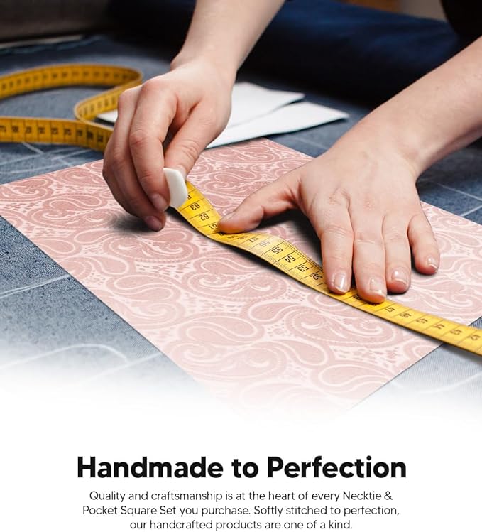 Vittorio Farina Men's Woven Paisley Necktie &amp; Pocket Square