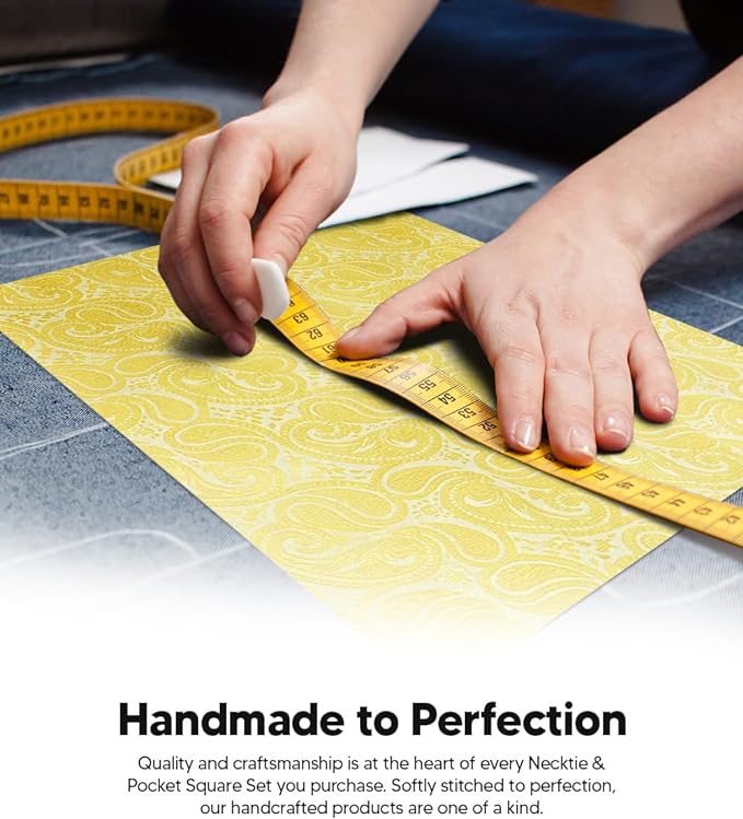 Vittorio Farina Men's Woven Paisley Necktie &amp; Pocket Square