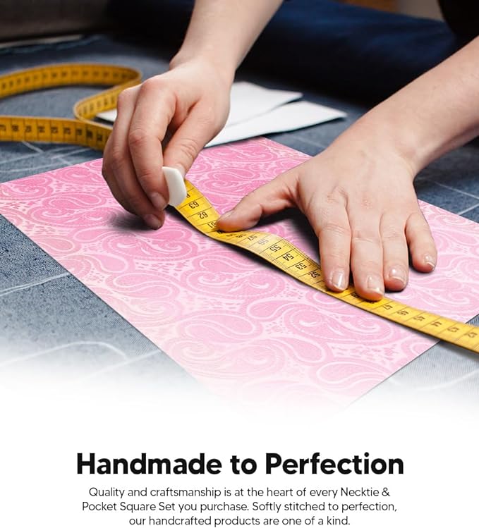 Vittorio Farina Men's Woven Paisley Necktie &amp; Pocket Square