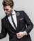 Vittorio Vico Unisex Polka Dot Flower Lapel Pin