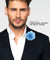 Vittorio Vico Unisex Satin Solid Flower Lapel Pin