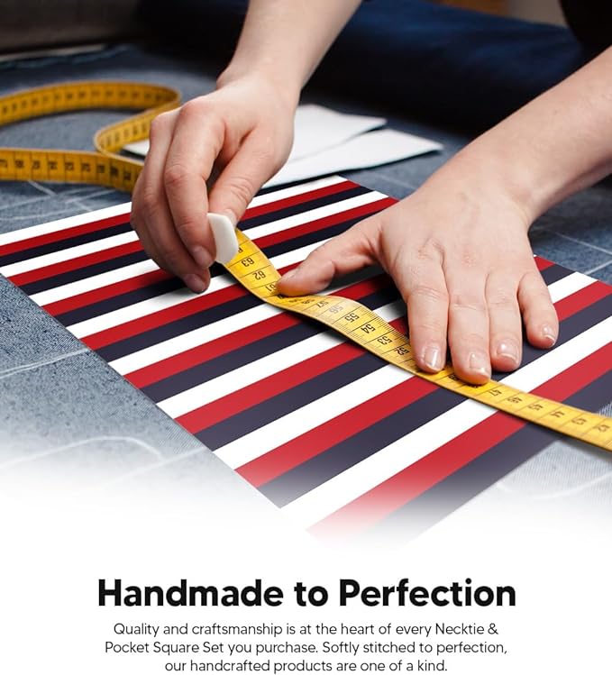 Vittorio Farina Men's Striped Satin Necktie &amp; Pocket Square