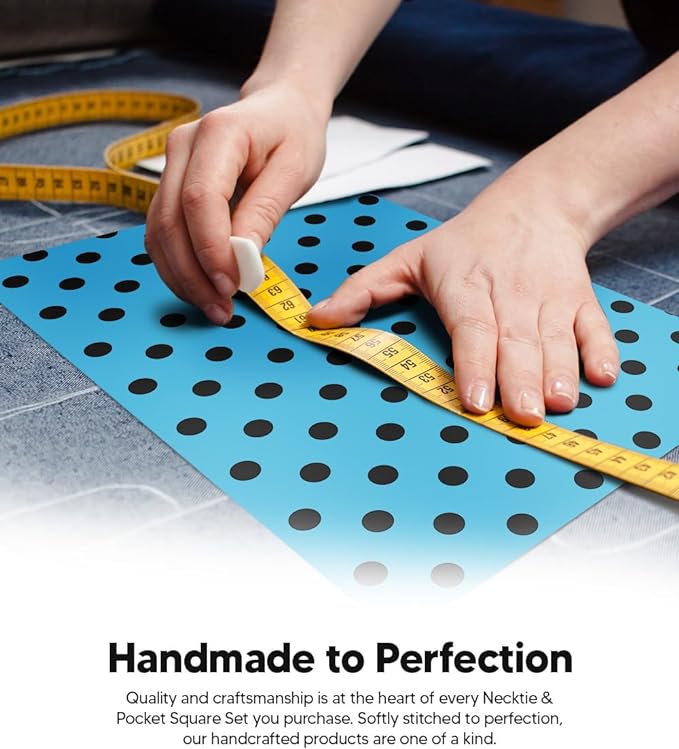 Vittorio Farina Men's Polka Dot Satin Necktie &amp; Pocket Square