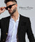Vittorio Farina Round Satin Pocket Square with Embroidered Piping