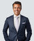 Vittorio Farina Men's Polka Dot Satin Necktie & Pocket Square