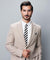 Vittorio Farina Men's Striped Satin Necktie & Pocket Square