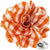 Vittorio Vico Unisex Metallic Silver Accent Plaid Flower Lapel Pin
