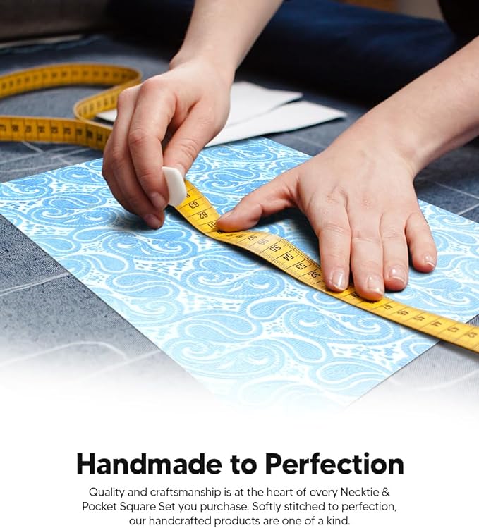 Vittorio Farina Men's Woven Paisley Necktie &amp; Pocket Square