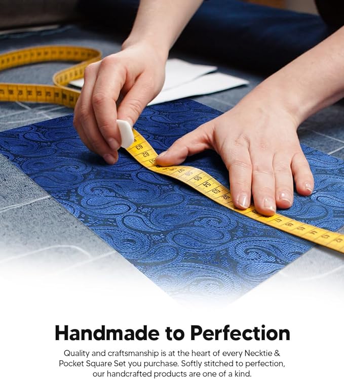 Vittorio Farina Men's Woven Paisley Necktie &amp; Pocket Square