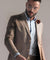 Vittorio Vico Unisex Two Tone Satin Flower Lapel Pin