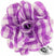 Vittorio Vico Unisex Metallic Silver Accent Plaid Flower Lapel Pin