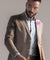 Vittorio Vico Unisex Two Tone Satin Flower Lapel Pin