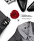 Vittorio Vico Unisex Carnation Flower Lapel Pin