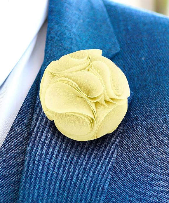 Vittorio Vico Unisex Rose Flower Lapel Pin
