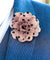 Vittorio Vico Unisex Polka Dot Flower Lapel Pin