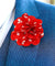 Vittorio Vico Unisex Polka Dot Flower Lapel Pin