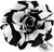 Vittorio Vico Men's Formal Striped Flower Lapel Pin: Flower Pin Suit Accessories Pins for Suit or Tuxedo - 86-black-white-stripe - Classy Cufflinks