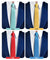 Vittorio Farina Men's Satin Skinny Necktie (Multipack)