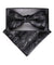 Vittorio Farina Men's Paisley Design Satin Bow Tie & Pocket Square in Gift Box