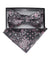 Vittorio Farina Men's Paisley Design Satin Bow Tie & Pocket Square in Gift Box