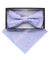 Vittorio Farina Men's Paisley Design Satin Bow Tie & Pocket Square in Gift Box
