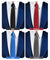 Vittorio Farina Men's Satin Skinny Necktie (Multipack)