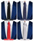 Vittorio Farina Men's Satin Skinny Necktie (Multipack)
