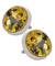 Vittorio Vico Large Colorful Tricep Colorstone Cufflinks: CL16XX Series