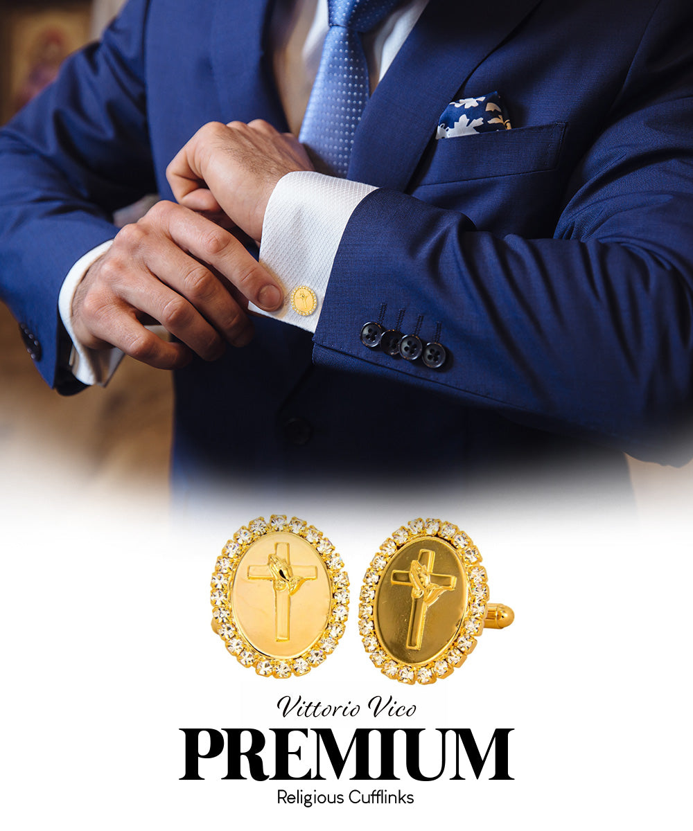 Vittorio Vico Religious Themed Cufflinks: CL30XX Series