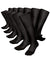 Vittorio Farina Men's Ribbed Shear Nylon Over The Calf Dress Socks
